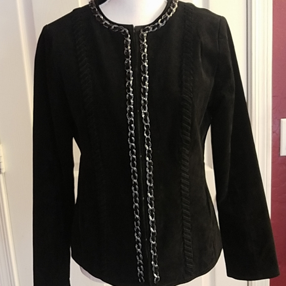 Hal Rubenstein Suede Leather jacket S - Picture 1 of 7